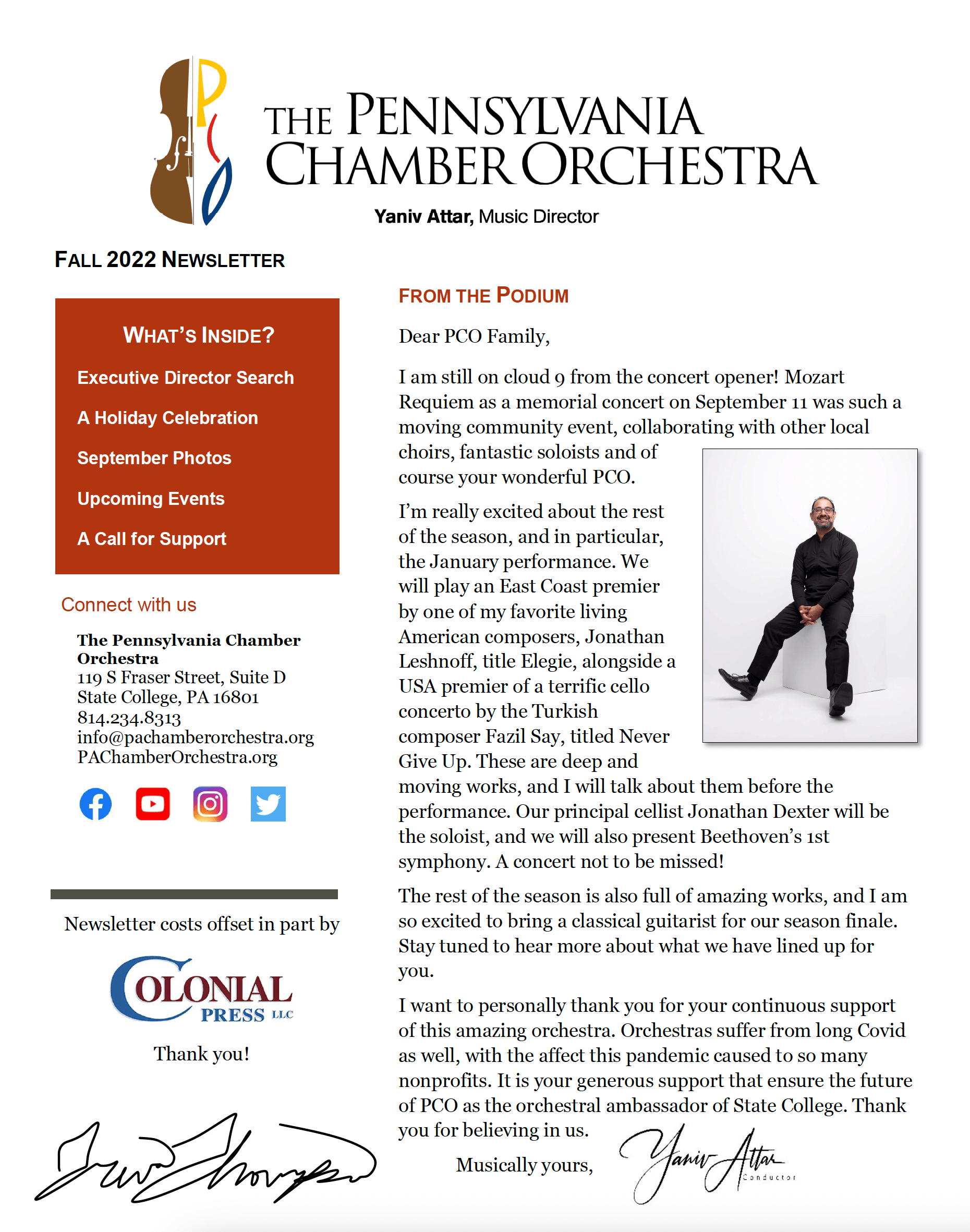 Pco Fall 2022 Newsletter